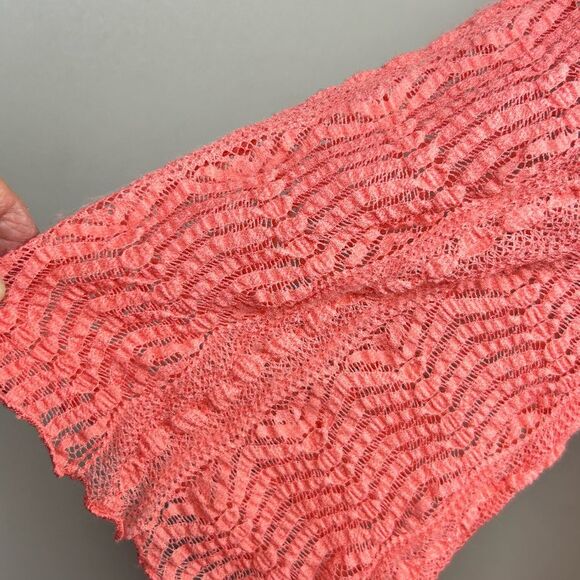 Rabbit Rabbit Rabbit Peach Asymmetrical Dress Size 10P - Picture 5 of 10